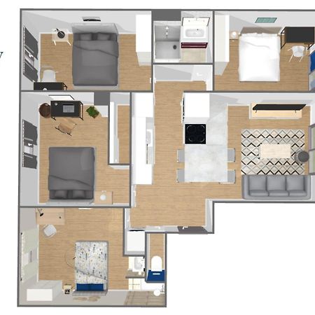 Homey La Coloc Du 40 - Colocation Haut De Gamme De 4 Chambres Uniques Et Privees - Proche Transports En Commun - Aux Portes De Geneve Анмас Екстериор снимка